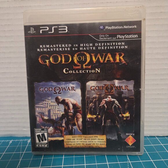 God of War Collection PS3 Playstation 3 Complete CIB Video Game Tested - Picture 1 of 8
